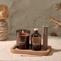 Coffret cadeau classique AIKUN avec logo personnalisé, ensemble de parfums de luxe, diffuseur de roseaux en verre longue durée, sans BPA, cadeau de la Saint-Valentin
