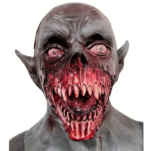 Maschera in Latex da Vampiro per Halloween, Accessori per Feste a Tema <span class=keywords><strong>Zombie</strong></span>, Oggetti di Scena per Cosplay - Product Image 6