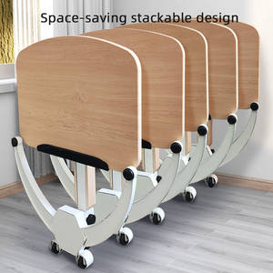 Meja angkat pneumatik kolom tunggal, penyangga Gas ergonomis dengan roda untuk Sofa malas samping tempat tidur kantor meja komputer - Product Image 2