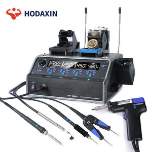 YIHUA WEP 948D-V Station de Retravail 5-en-1 avec Pince à Dessouder Chauffante, Fer à Souder C210, Stylo à Souder et Micro-Station à Air Chaud - Product Image 1