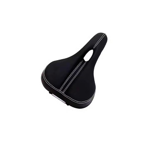 Asiento de <span class=keywords><strong>Bicicleta</strong></span> Cómodo, Simple y Seguro de Cuero PU con Espuma, Ventilado y con <span class=keywords><strong>Luz</strong></span> Recargable para Hombres, Bicicletas de Montaña - Product Image 1