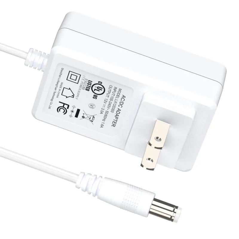 US plug UL FCC 110-220 переменного тока в постоянного тока 36 Вт 12 В 3 12 В 12 В 12 В 12 В 12 В 12 В 12 В переключатель 12 В адаптер питания переменного тока адаптер питания