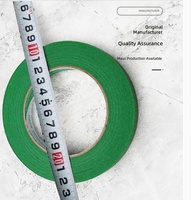 Ruban adhésif acrylique double face vert pour peinture au pistolet, masquage des joints, séparation des couleurs, 50 mètres pour extérieur