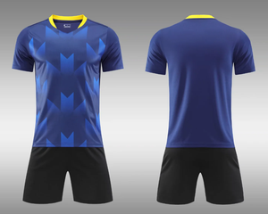 Men's Red Soccer Jersey Set Short Sleeve V-Neck Moisture Wicking <b>Athletic</b> Fit All Seasons Sublimated Print - Product Image 6