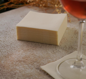 Serviettes jetables en papier Airlaid effet lin pour cocktails, élégantes et ressemblant à du tissu, pour fêtes, bars et restaurants - Product Image 1
