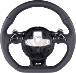 Volant de direction semi-perforé sur mesure en gros pour <span class=keywords><strong>Audi</strong></span>, compatible avec les modèles A3/A4/A5/A6/B7/8V/S4/S5/RS3/RS4/RS5/C7/C8/Q5/Q7 - Product Image 2