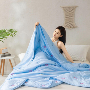 Thêu Mùa Hè Chăn Mùa Hè Trọng Lượng Chăn & Chăn Bộ Đồ Giường Comforter Mùa Hè Chăn 100% <span class=keywords><strong>Polyester</strong></span> Có Thể Giặt Nhà & Khách Sạn Sử Dụng - Product Image 2