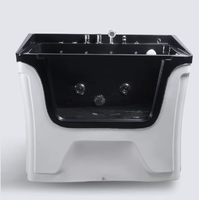 Baignoire pour chien grande capacité, espace spacieux et confortable pour le bain quotidien, le toilettage et l'entretien de la peau des grands chiens