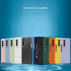 Funda plegable de Color sólido para Samsung <span class=keywords><strong>Galaxy</strong></span> Z, funda protectora para teléfono Samsung <span class=keywords><strong>Galaxy</strong></span> z Fold 4, Samsung <span class=keywords><strong>Galaxy</strong></span> Zfold 4 <span class=keywords><strong>zfold4</strong></span> Z fold4 - Product Image 6