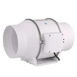 HF-100 4 inch inline duct fan cheap plastic bathroom fan exhaust ventilation