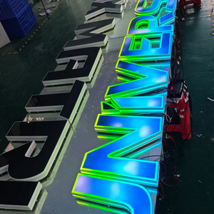 مخصص خارجي مقاوم للماء RGB <span class=keywords><strong>Led</strong></span> متعدد الألوان متغير مضيء 3d <span class=keywords><strong>Led</strong></span> أمامي-مضاء - Product Image 6