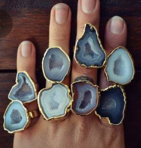 Anillo de Plata de Ley 925 con piedras preciosas naturales, joyería hecha a mano - Product Image 1