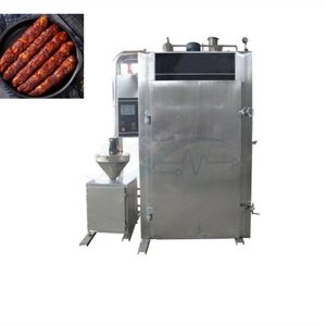 Machine de séchage et de fumage commerciale en acier inoxydable pour saucisses, poisson et viande - Product Image 6