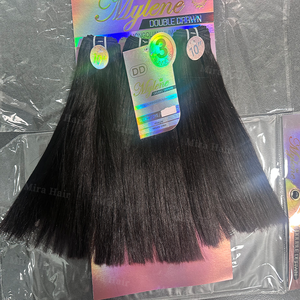 Lot de Cheveux Humains 12A Double Drawn Lisses et Raides, 8'' 10'', Prix Abordable, Offre Spéciale pour Femmes - Product Image 4