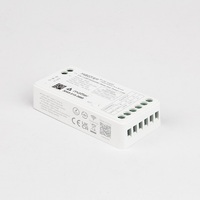 Contrôleur SMZ2 2 en 1 pour bandes LED monochromes et CCT, blanc réglable, application intelligente, télécommande 2.4G, variateur LED 12V 24V 12A
