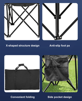OEM Liegestuhl Football Sports Pliable Oxford Tissu 3 4 6 Personnes Sièges Banc Salon Extérieur Pliant Camp Jardin Chaises de Plage