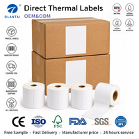 Étiquettes thermiques 4x6, rouleaux d'étiquettes d'emballage vierges, autocollantes, imperméables, pour le dropshipping et les vendeurs en ligne