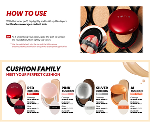 Fond de teint crème For Mask Fit Red Cushion 18g 17N, haute couvrance et tenue longue durée, fini mat, fabriqué en Corée - Product Image 2