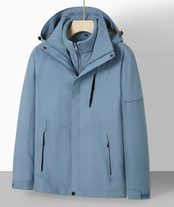 Traje de Esquí para Hombre/Mujer, Impermeable, Cortavientos, Tres en Uno, Conjunto de Dos Piezas, Chaqueta Desmontable de <span class=keywords><strong>Alta</strong></span> <span class=keywords><strong>Gama</strong></span> para Montañismo - Product Image 1