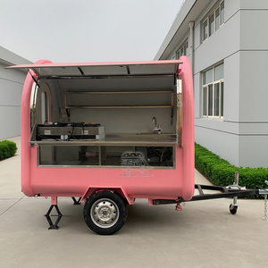 OEM Cart Fast Snack Hot Dog French Fries Street Vending <b>Trolley</b> USA Customized Food Trailer With Full restaurant Kitchen - Product Image 1