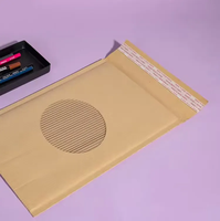 Échantillon gratuit Sacs d'enveloppe en papier ondulé avec logo personnalisé Sacs d'enveloppe écologiques Sacs d'expédition en papier brun