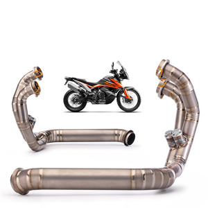 Tubo de conexión de escape para motocicleta, silenciador de tubo de conexión frontal modificado, aleación de titanio para <span class=keywords><strong>DUKE</strong></span> 790 2018 - 2023 años - Product Image 5