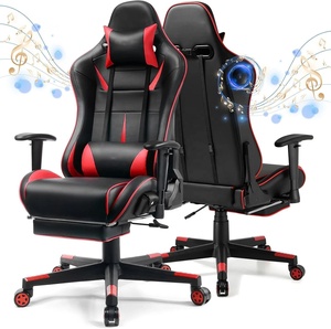 Fauteuil de Gaming Ergonomique et Réglable en Hauteur pour <span class=keywords><strong>PC</strong></span>, Esports et Course, avec Fonction Massage – Idéal pour les Gamers Confirmés - Product Image 1