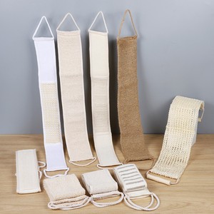 Ensemble d'éponges <span class=keywords><strong>de</strong></span> <span class=keywords><strong>bain</strong></span> très vendues : Gants <span class=keywords><strong>de</strong></span> douche en jute, éponge loofah et brosse corporelle pour le dos - Product Image 4
