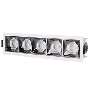 ERDU Góc Hẹp Chùm COB Spotlight Trần <span class=keywords><strong>Led</strong></span> Lưới Tản Nhiệt Đèn <span class=keywords><strong>Led</strong></span> Công Suất Cao Đèn Âm Trần - Product Image 1