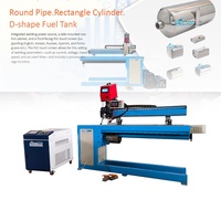Machine de soudage longitudinal de 1500 mm pour le soudage bout à bout automatique à faible déformation de cylindres/réservoirs/tôles plates métalliques