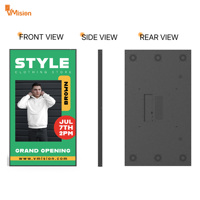 Pantalla LCD Inteligente Semi Exterior de 3000nits de Alto Brillo para Publicidad en Ventanas con Atenuación Automática y Software CMS Remoto