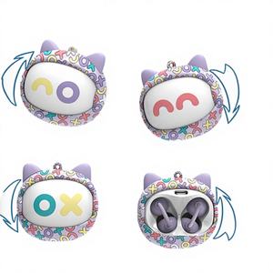 Audífonos Inalámbricos TWS con Diseño de Caricaturas Cambiantes, Resistentes al Agua, con <span class=keywords><strong>Cadena</strong></span> y Larga Duración - Product Image 1