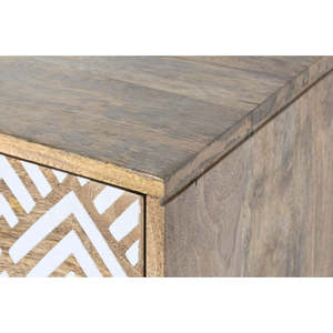 Buffet moderne en bois de manguier DKD Home Decor 160X40X85 - Meuble de rangement extensible pour salle à manger, entrée ou bar à domicile - Product Image 2