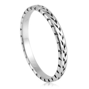 <b>Silver</b> Braided <b>Ring</b> Unisex Fashion Jewelry Gift 30007 - Product Image 2