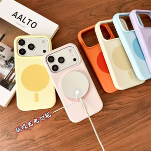 Nouvelle coque en silicone liquide avec doublure en microfibre pour iPhone 18 17 Pro Max, coque en silicone pour iPhone 18 Pro Max - Product Image 2