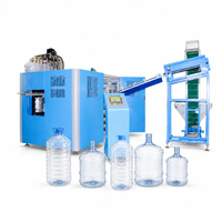 Machine de soufflage industrielle 20 litres 2 cavités 800 BPH Servo pour grandes bouteilles PET 80 mm pour huile alimentaire, détergent, produits chimiques, fûts OEM