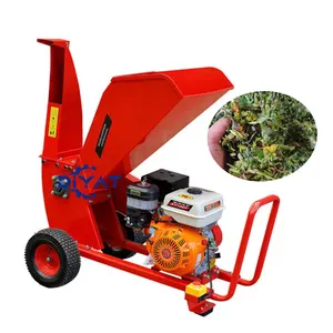 Giá rẻ Xăng Powered gỗ chipper Máy gỗ chipper Shredder máy