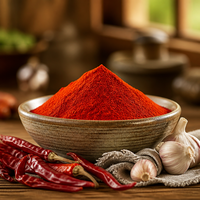 Poudre de piment rouge de Cayenne moulu, certifiée ISO, résistante à la chaleur, ingrédient de cuisine