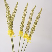 Fleur artificielle en soie en forme de lys queue de renard pour mariage, fêtes, accessoires de photographie - Composition florale semi-artisanale pour la maison