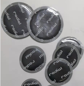 SAFTY Kit de réparation de pneus à patch froid de Style américain en caoutchouc universel Radial Tubeless et outil à main de patch de chambre à air - Product Image 1