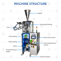 Machine d'emballage de granulés à coins arrondis ultra-rapide pour petits grains de millet, maïs, soja et graines de sésame