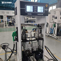 Dispensador de Combustible de Doble Boquilla para Gasolina y Diésel, Modelo Pequeño de Leader Factory, con Precios Competitivos para Gasolineras