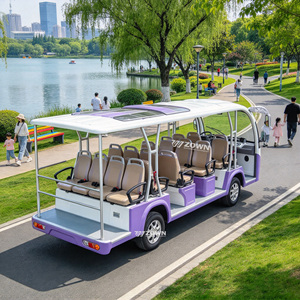 Autobús Eléctrico Duradero ZOWN para Recorridos Turísticos, Vehículo Turístico de Gran Espacio para Servicio en Zoológicos y Resorts - Product Image 1