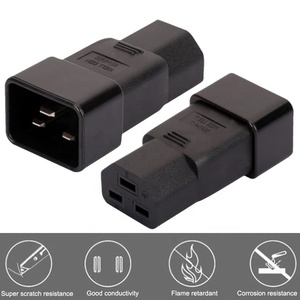 IEC 320 C20 C19 C14 C13 <strong>Power</strong> <strong>Plug</strong> <strong>Adapters</strong> 10A Rated Current Extension Socket Type - Product Image 6