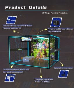 เกมวาดภาพฉายภาพแบบอินเทอร์<span class=keywords><strong>แอ</strong></span>คทีฟ วาดภาพบนผนังแบบอินเทอร์แอคทีฟสำหรับเด็กในร่ม - Product Image 5