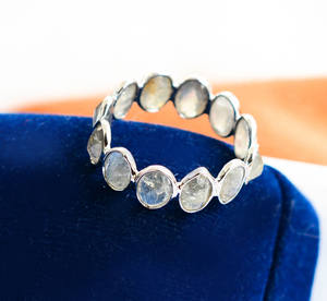 Anillo de Labradorita de Primera Calidad con Plata de Ley 925 en Venta - Product Image 5