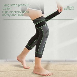 Genouillère <span class=keywords><strong>de</strong></span> soutien en gros <span class=keywords><strong>manchon</strong></span> <span class=keywords><strong>de</strong></span> compression genouillères chauffantes pour hommes et femmes pour l'automne et l'hiver genouillères coudières allongées - Product Image 4