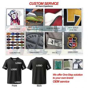 Camiseta de Punto de Algodón 100% de Alta Calidad, Logotipo Personalizado, Impresión Serigráfica, Anti-Pilling, Transpirable, de Secado Rápido, Unisex, Tallas Grandes - Product Image 4