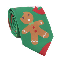 Aksesoris Natal Pria Grosir Seri Pola Pohon Natal, Kepingan Salju, dan Manusia Salju dari Benang Polyester, Dicelup, untuk Hadiah Liburan
