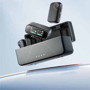 Wireless Lavalier <b>Microphone</b> Smart Noise Reduction Recording Lapel Mic Universal for Phone Laptop YouTube TikTok Live Stream - Product Image 6